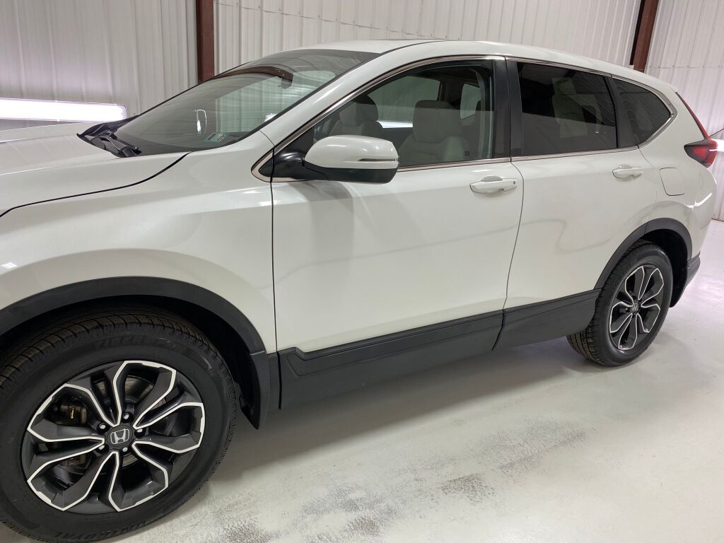 2020 Honda CR-V EX Platinum White Pearl at Bob Ruth Ford