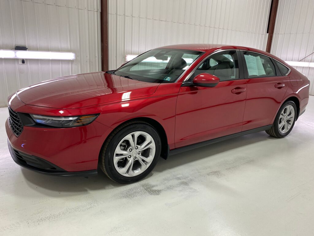 2024 Honda Accord LX Radiant Red Metallic at Honda North