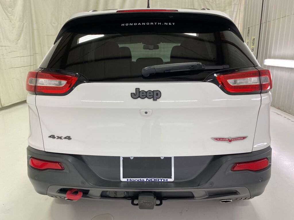 2018 Jeep Cherokee Trailhawk Bright White Clearcoat at Bob Ruth Ford