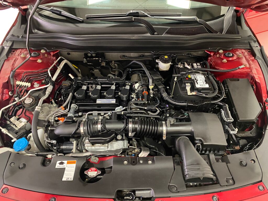 2020 Honda Accord EX-L Radiant Red Metallic at Klick Lewis Buick Chevrolet