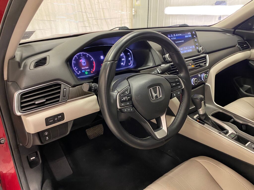2020 Honda Accord EX-L Radiant Red Metallic at Klick Lewis Buick Chevrolet