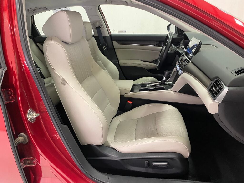 2020 Honda Accord EX-L Radiant Red Metallic at Klick Lewis Buick Chevrolet