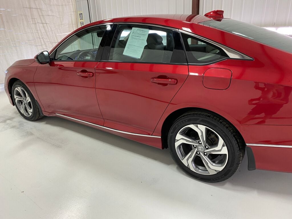 2020 Honda Accord EX-L Radiant Red Metallic at Klick Lewis Buick Chevrolet