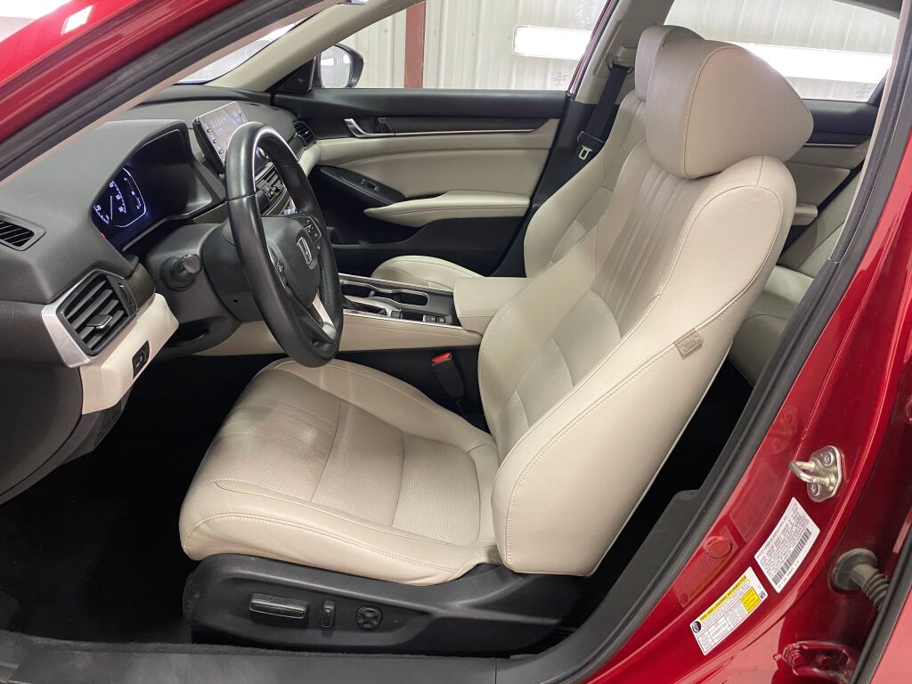 2020 Honda Accord EX-L Radiant Red Metallic at Klick Lewis Buick Chevrolet