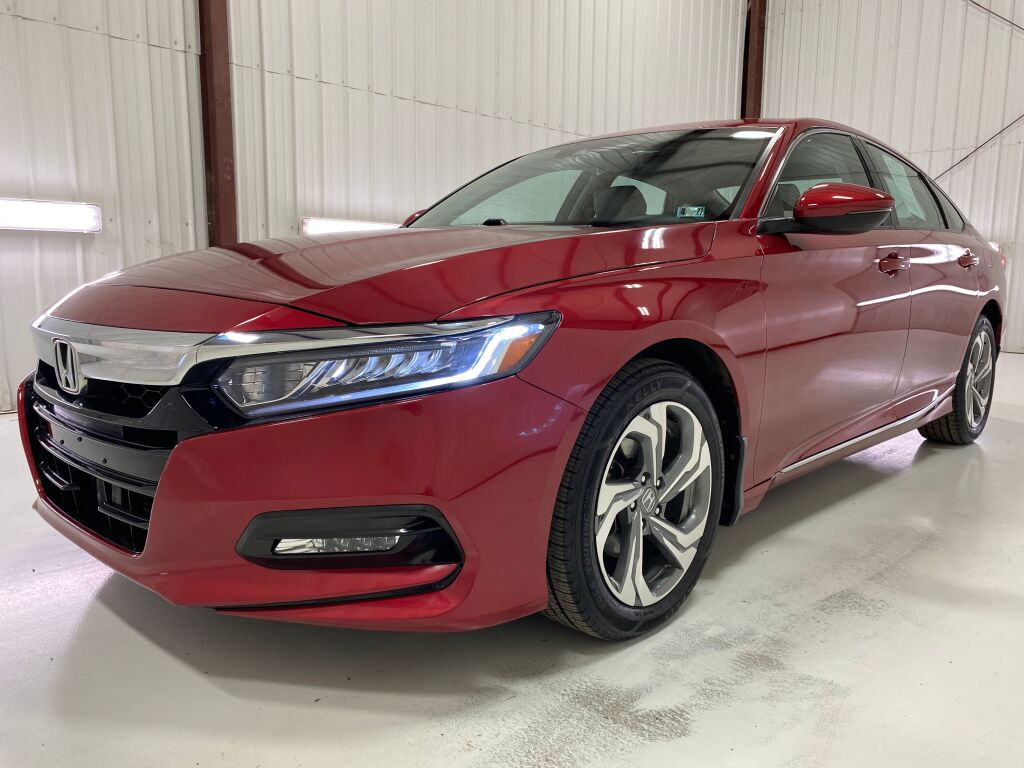 2020 Honda Accord EX-L Radiant Red Metallic at Klick Lewis Buick Chevrolet