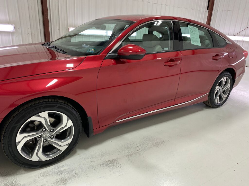 2020 Honda Accord EX-L Radiant Red Metallic at Klick Lewis Buick Chevrolet
