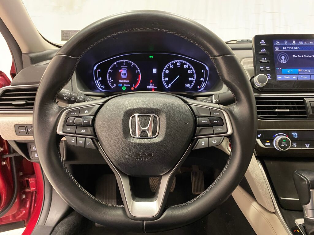 2020 Honda Accord EX-L Radiant Red Metallic at Klick Lewis Buick Chevrolet