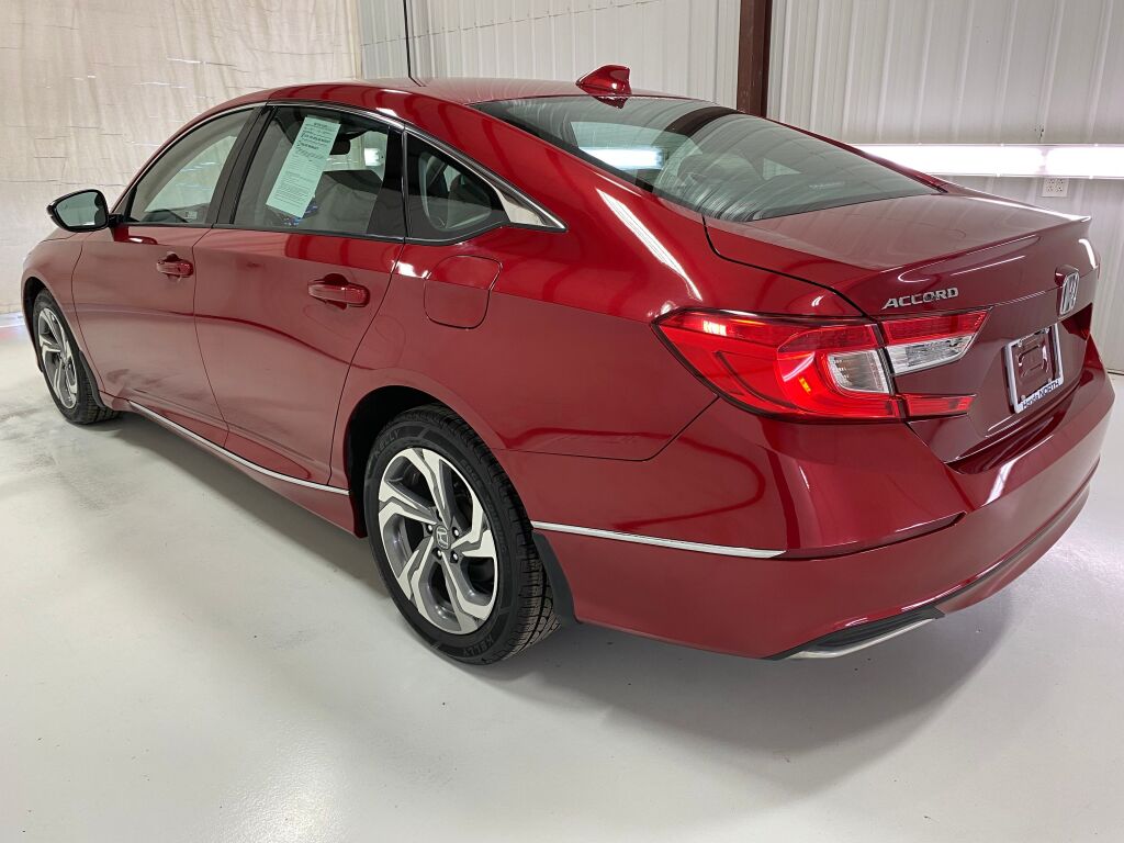 2020 Honda Accord EX-L Radiant Red Metallic at Klick Lewis Buick Chevrolet