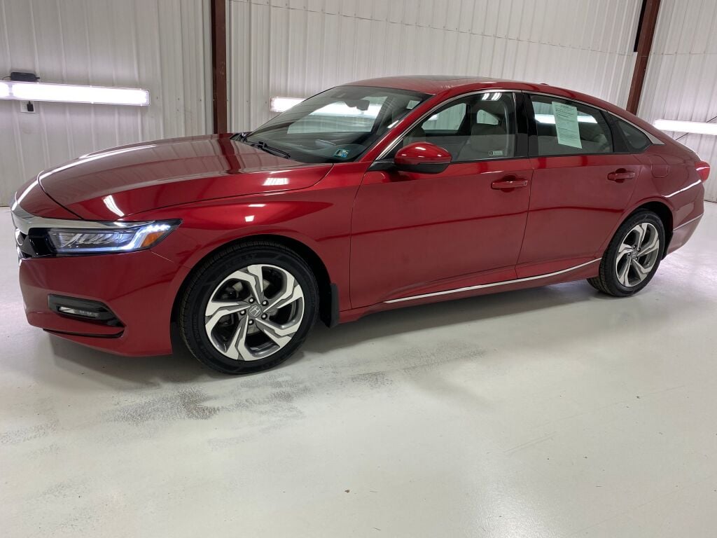 2020 Honda Accord EX-L Radiant Red Metallic at Klick Lewis Buick Chevrolet
