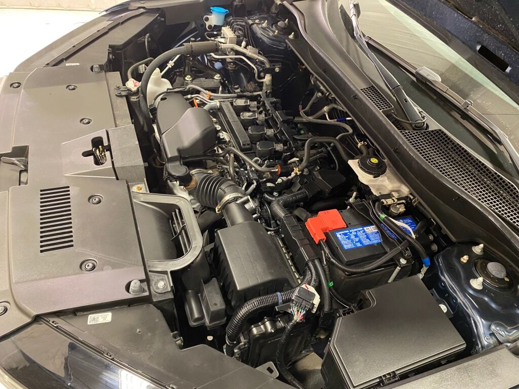 2024 Honda CR-V LX Canyon River Blue Metallic at Honda North