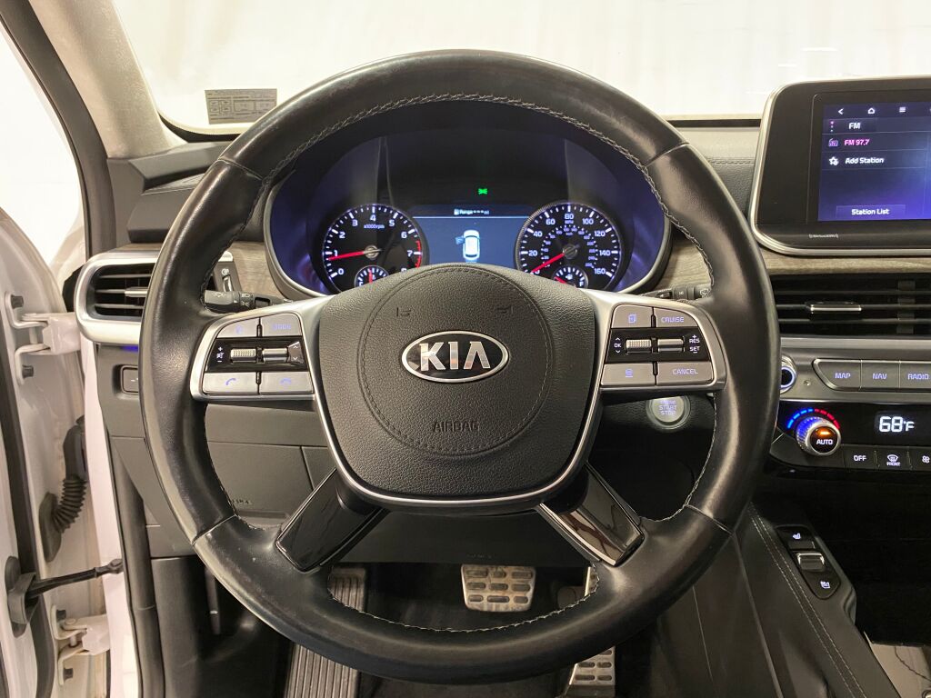 2021 Kia Telluride SX Glacial White Pearl at Phil Fitts Ford