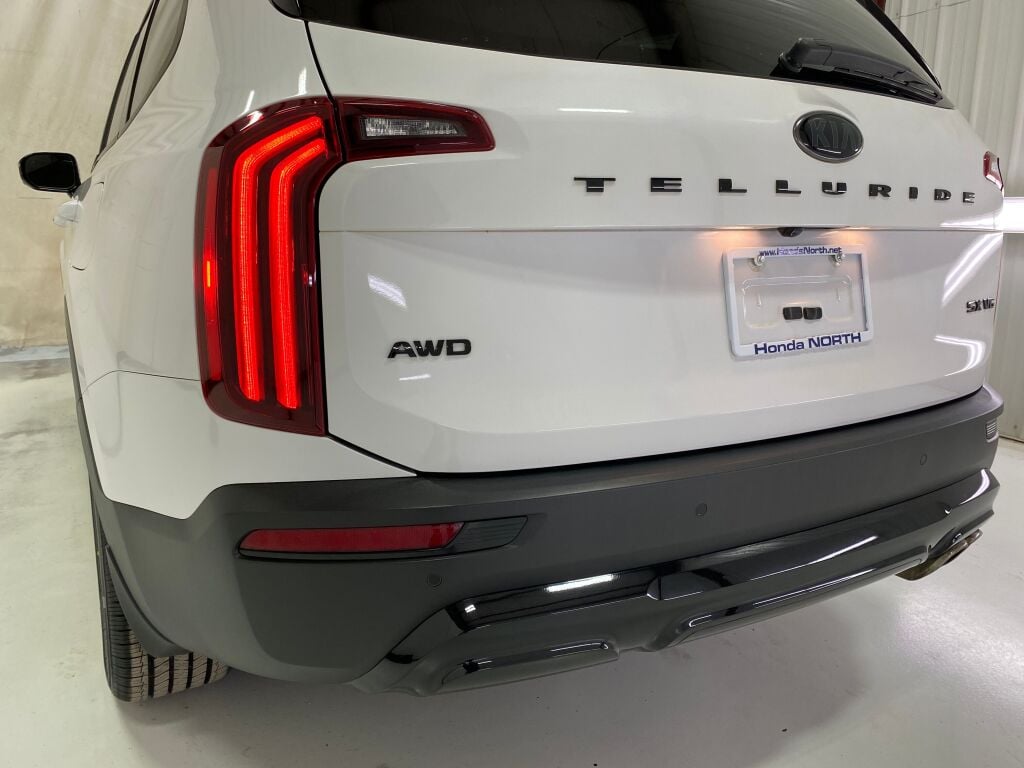 2021 Kia Telluride SX Glacial White Pearl at Phil Fitts Ford