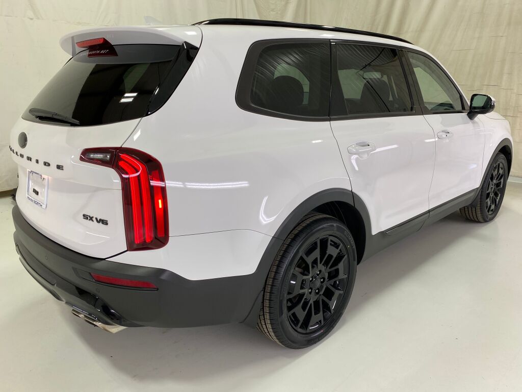 2021 Kia Telluride SX Glacial White Pearl at Phil Fitts Ford
