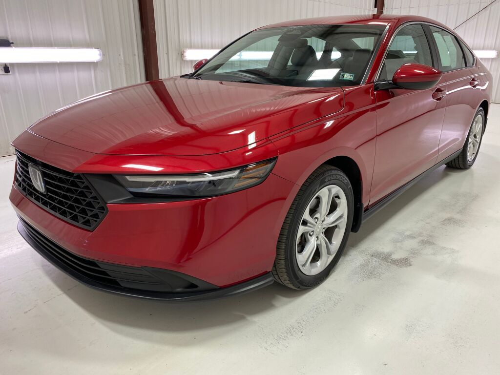 2023 Honda Accord LX Radiant Red Metallic at Honda North