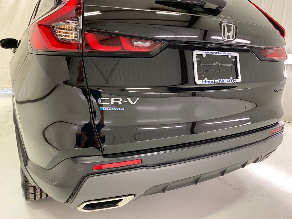 2024 Honda CR-V Hybrid Sport-L Crystal Black Pearl at Honda North