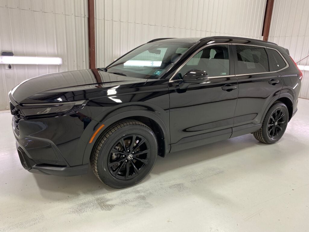 2024 Honda CR-V Hybrid Sport-L Crystal Black Pearl at Honda North