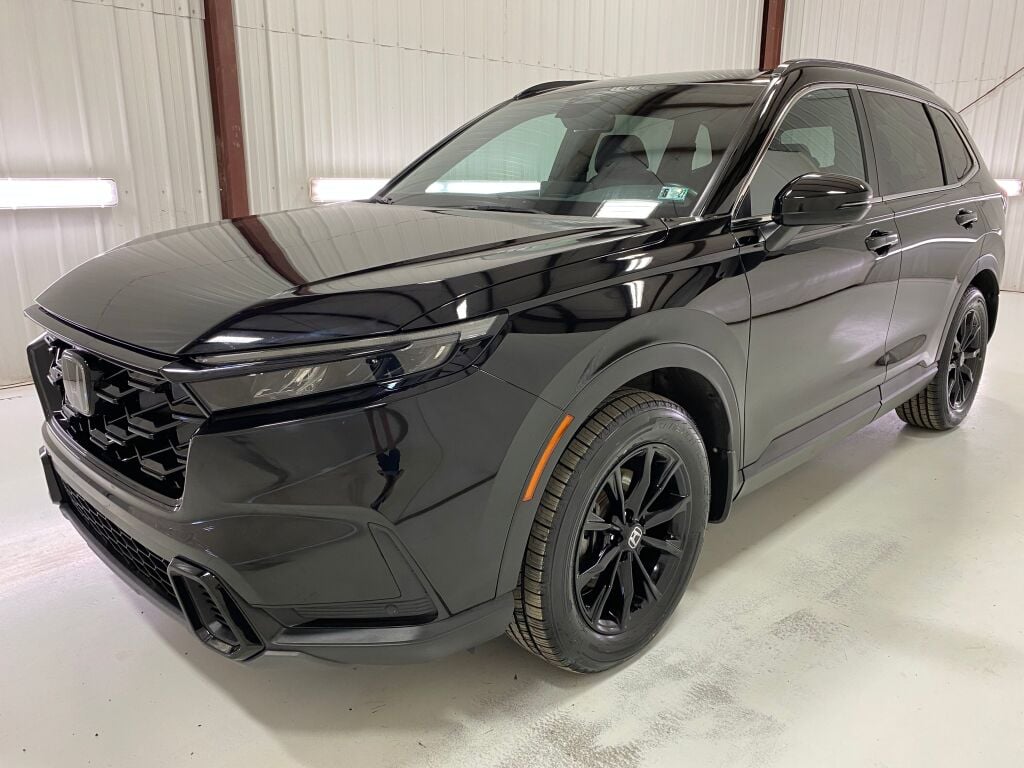2024 Honda CR-V Hybrid Sport-L Crystal Black Pearl at Honda North