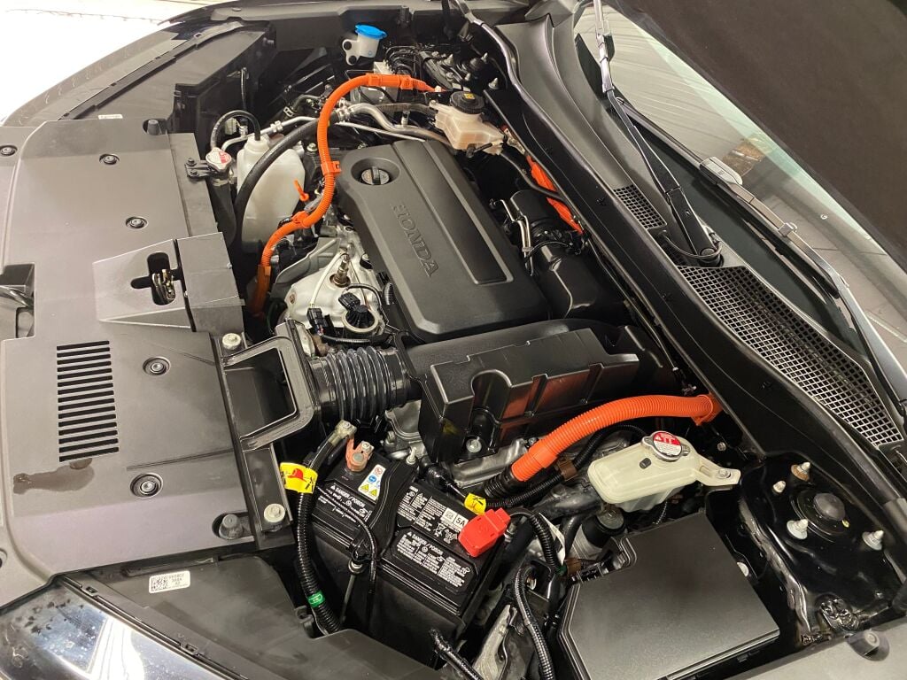2024 Honda CR-V Hybrid Sport-L Crystal Black Pearl at Honda North