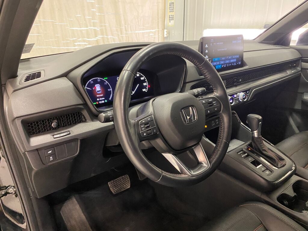 2024 Honda CR-V Hybrid Sport-L Crystal Black Pearl at Honda North
