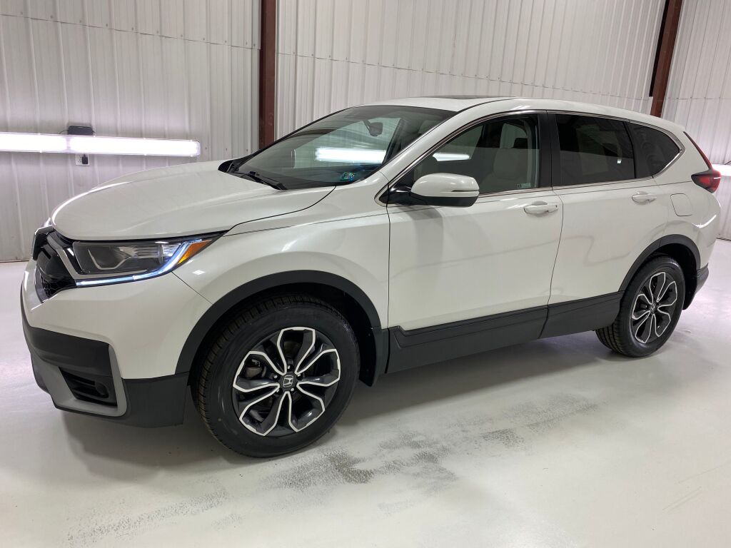 2020 Honda CR-V EX-L Platinum White Pearl at Honda North