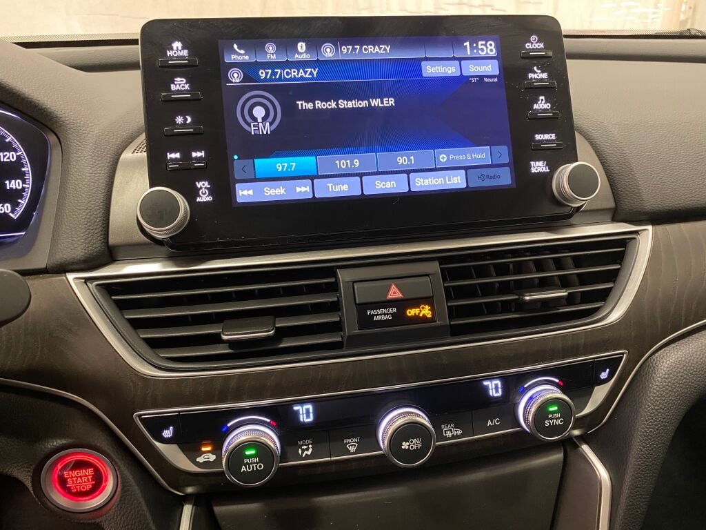 2020 Honda Accord EX-L Lunar Silver Metallic at Klick Lewis Buick Chevrolet