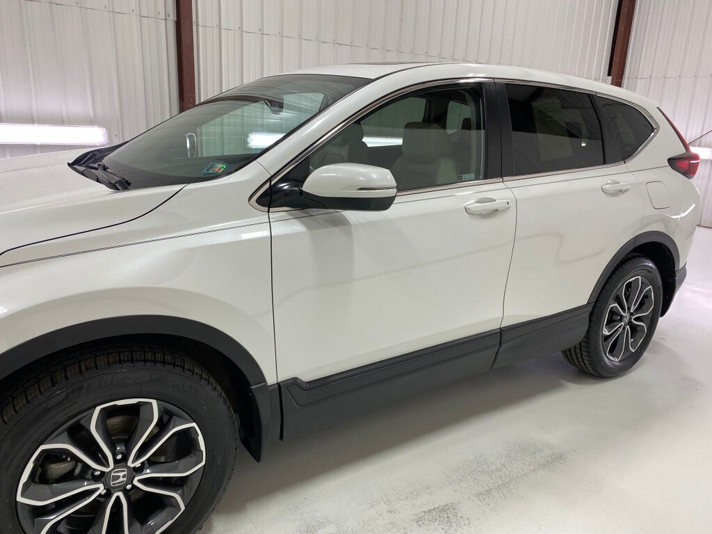 2020 Honda CR-V EX-L Platinum White Pearl at Honda North