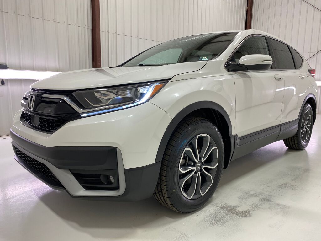 2020 Honda CR-V EX-L Platinum White Pearl at Honda North