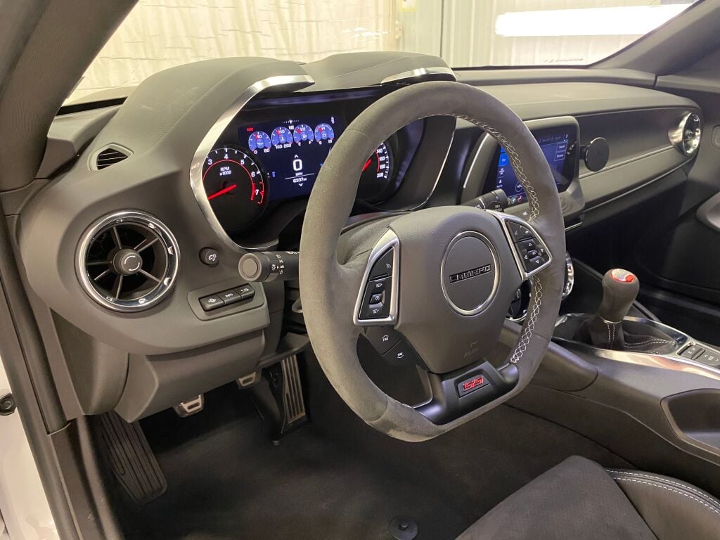 2021 Chevrolet Camaro SS w/ SS 1LE TRACK PERFORMANCE PKG. Summit White at Bob Ruth Ford