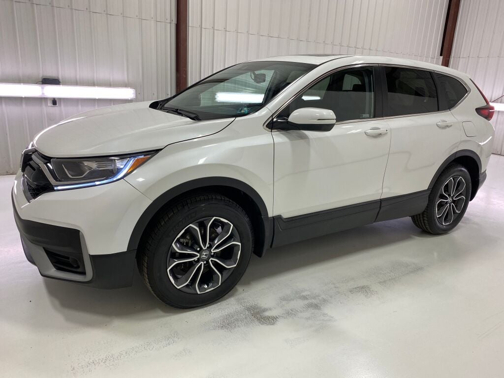 2020 Honda CR-V EX-L Platinum White Pearl at Honda North