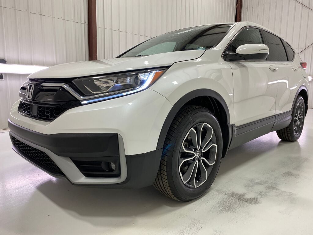 2020 Honda CR-V EX-L Platinum White Pearl at Honda North