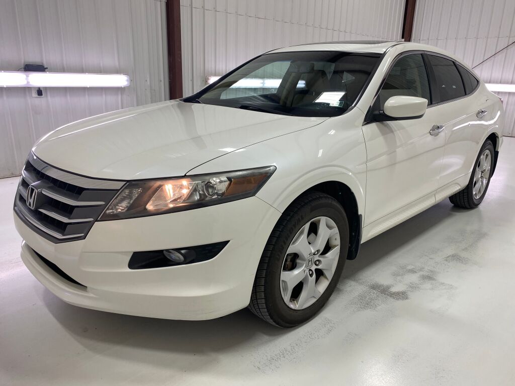 2012 Honda Crosstour EX-L White Diamond Pearl at Phil Fitts Ford