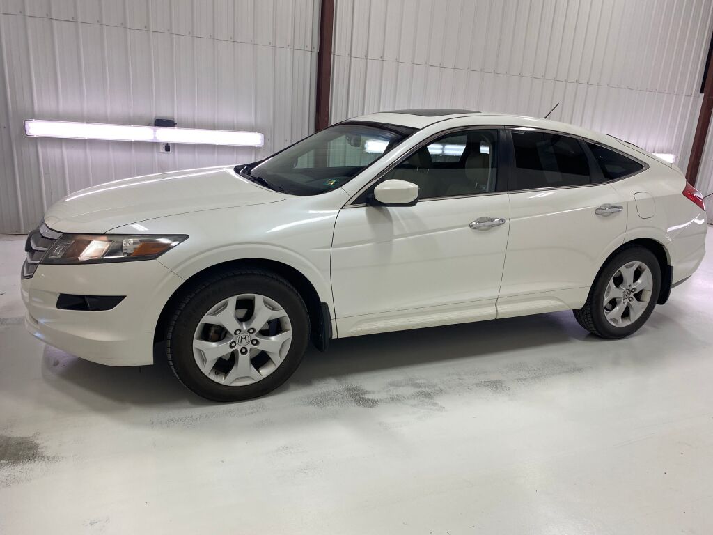 2012 Honda Crosstour EX-L White Diamond Pearl at Phil Fitts Ford