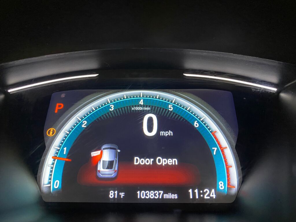 2019 Honda Civic Touring Crystal Black Pearl at South Hills CDJR