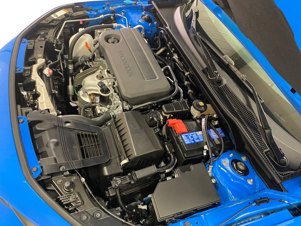 2026 Honda Civic Hatchback Sport BOOST BLUE PEARL at Honda North