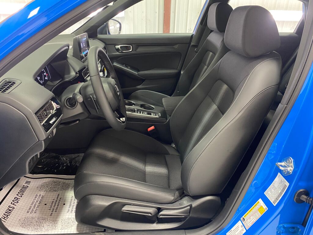 2026 Honda Civic Hatchback Sport BOOST BLUE PEARL at Honda North