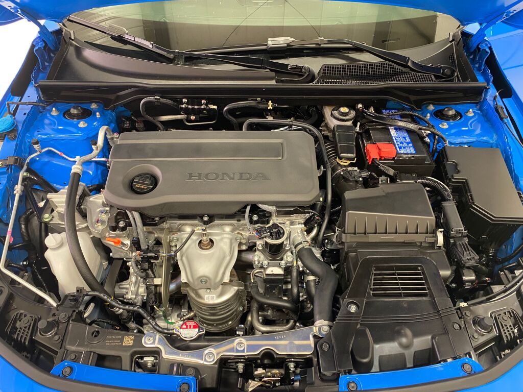 2026 Honda Civic Hatchback Sport BOOST BLUE PEARL at Honda North