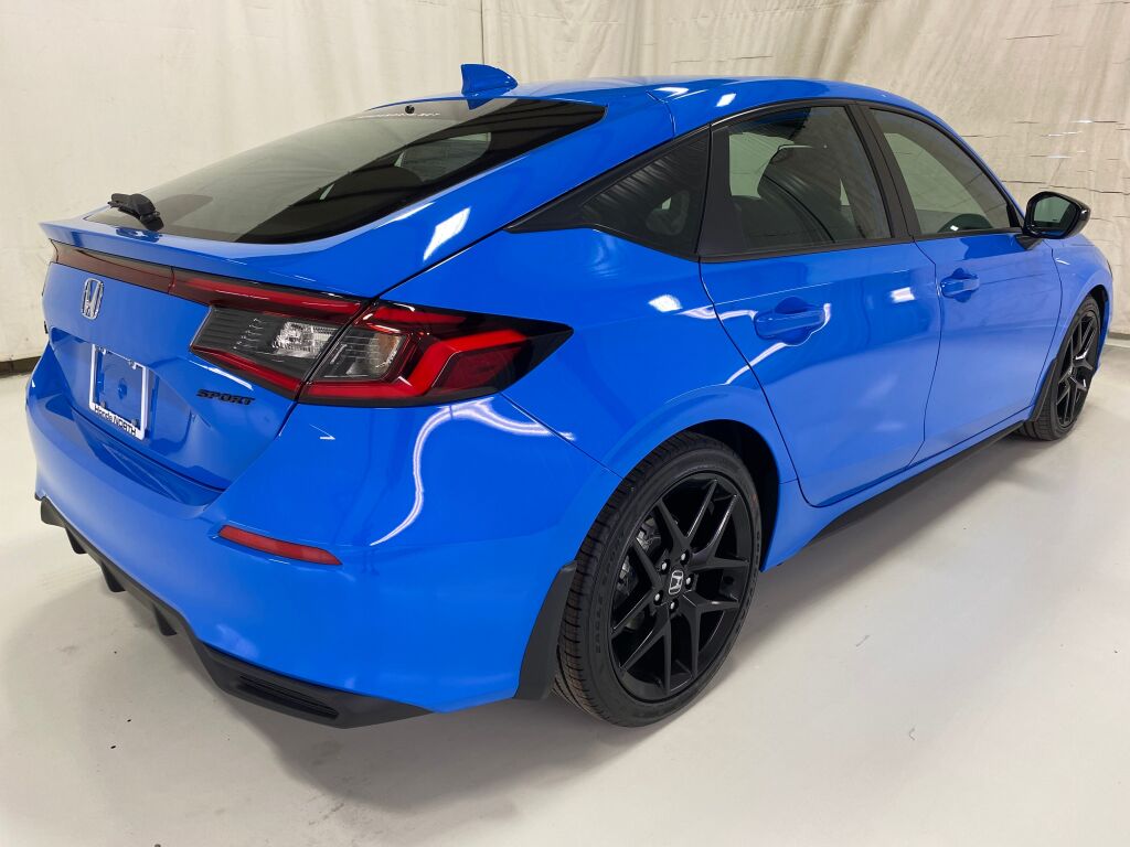 2026 Honda Civic Hatchback Sport BOOST BLUE PEARL at Honda North