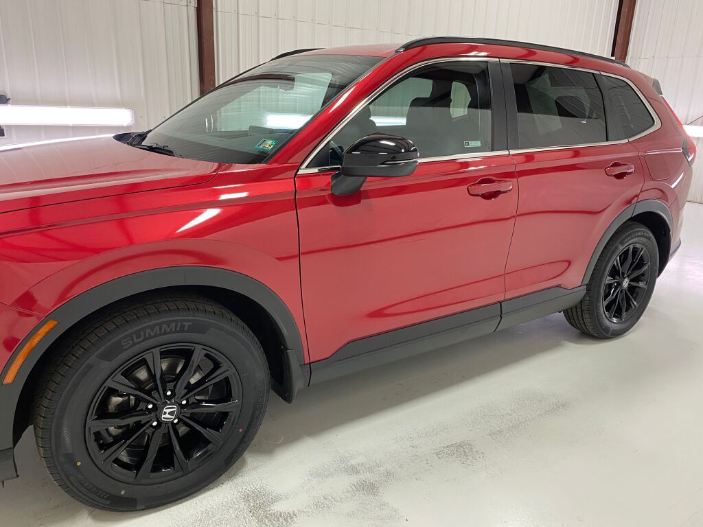2025 Honda CR-V Hybrid Sport-L Radiant Red Metallic at Honda North