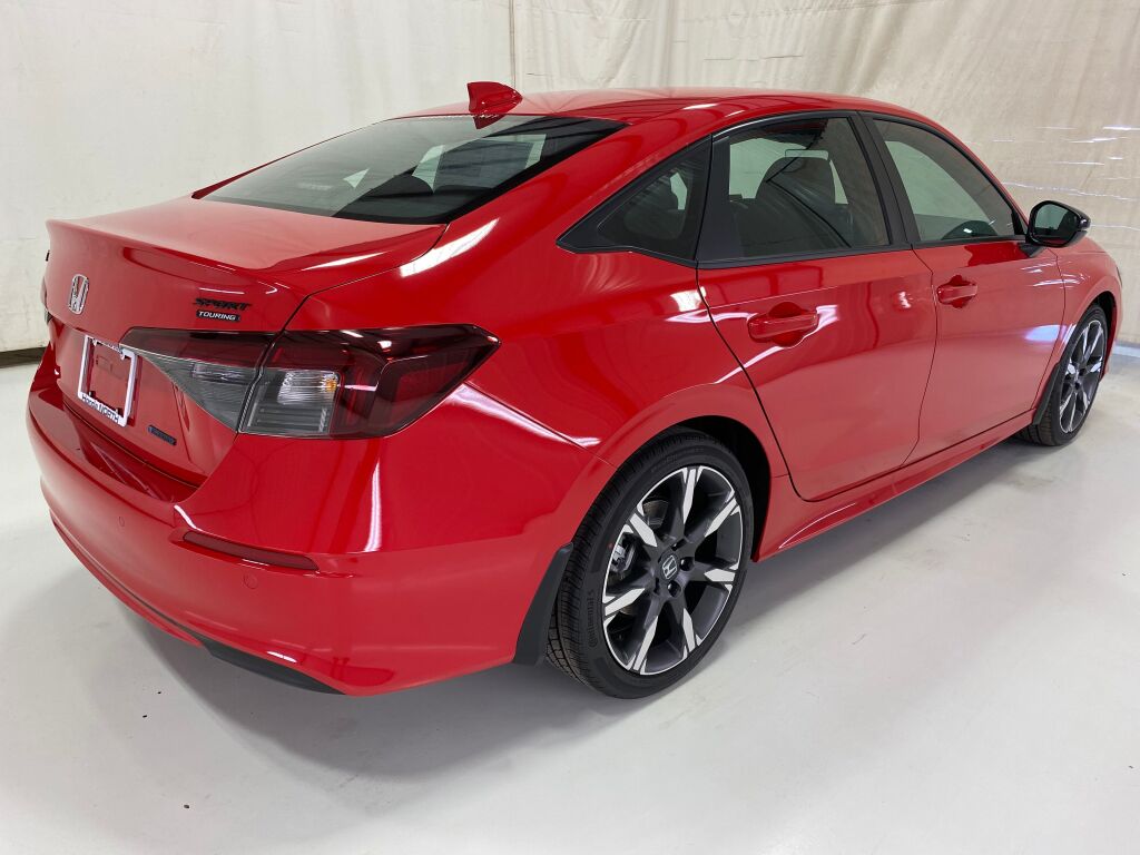 2026 Honda Civic Sedan Hybrid Sport Touring RALLYE RED at Honda North