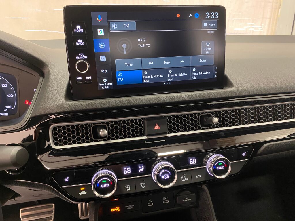 2026 Honda Civic Sedan Hybrid Sport Touring RALLYE RED at Honda North
