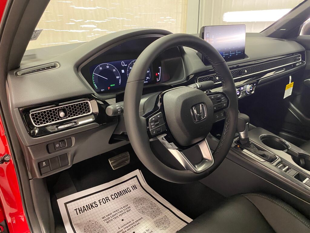 2026 Honda Civic Sedan Hybrid Sport Touring RALLYE RED at Honda North
