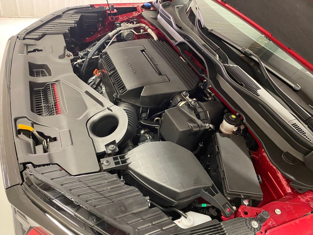 2026 Honda Pilot Black Edition RADIANT RED METALLIC II at Honda North