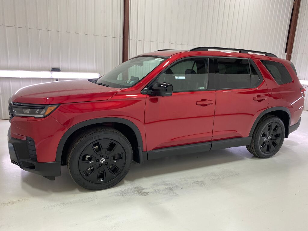 2026 Honda Pilot Black Edition RADIANT RED at Honda North