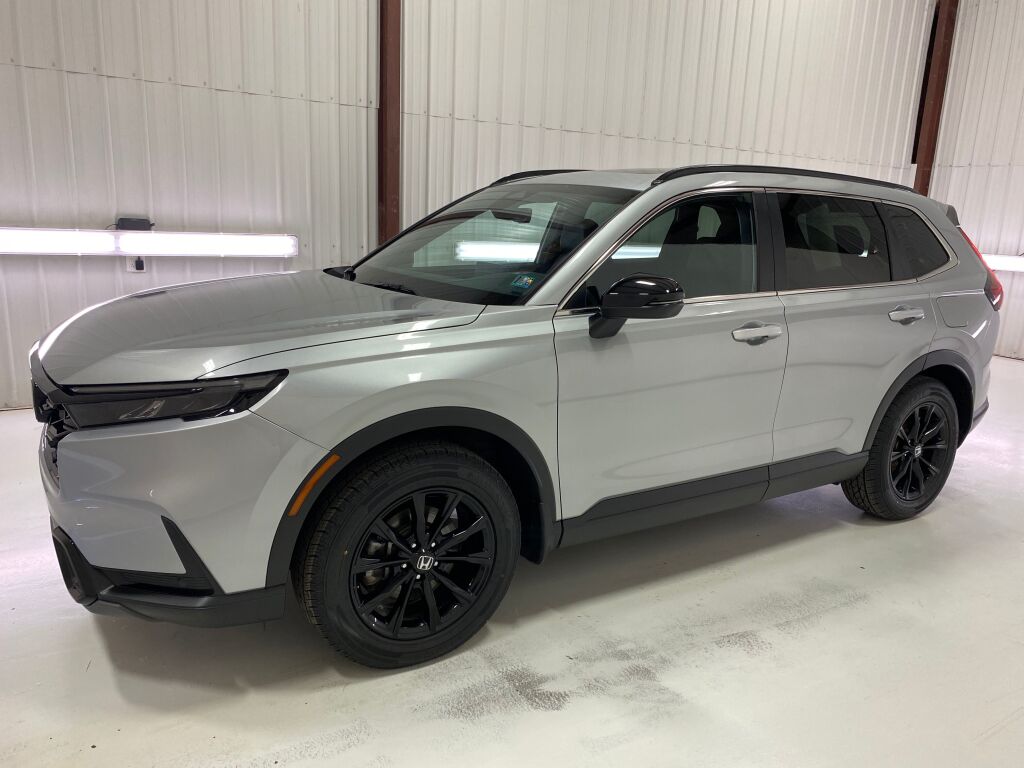 2025 Honda CR-V Hybrid Sport-L Solar Silver Metallic at Honda North