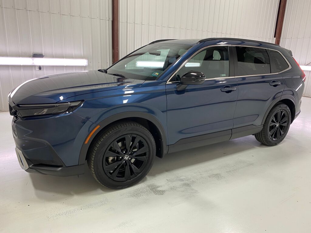 2024 Honda CR-V Hybrid Sport Touring Canyon River Blue Metallic at Honda North