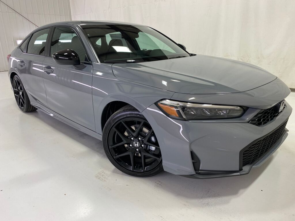 URBAN GRAY PEARL 2026 Honda Civic Hybrid Sedan Front-Wheel Drive Continuously Variable Transmission