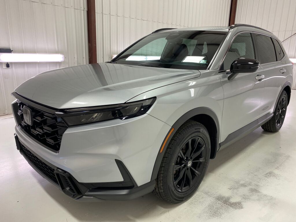 2025 Honda CR-V Hybrid Sport-L Solar Silver Metallic at Honda North