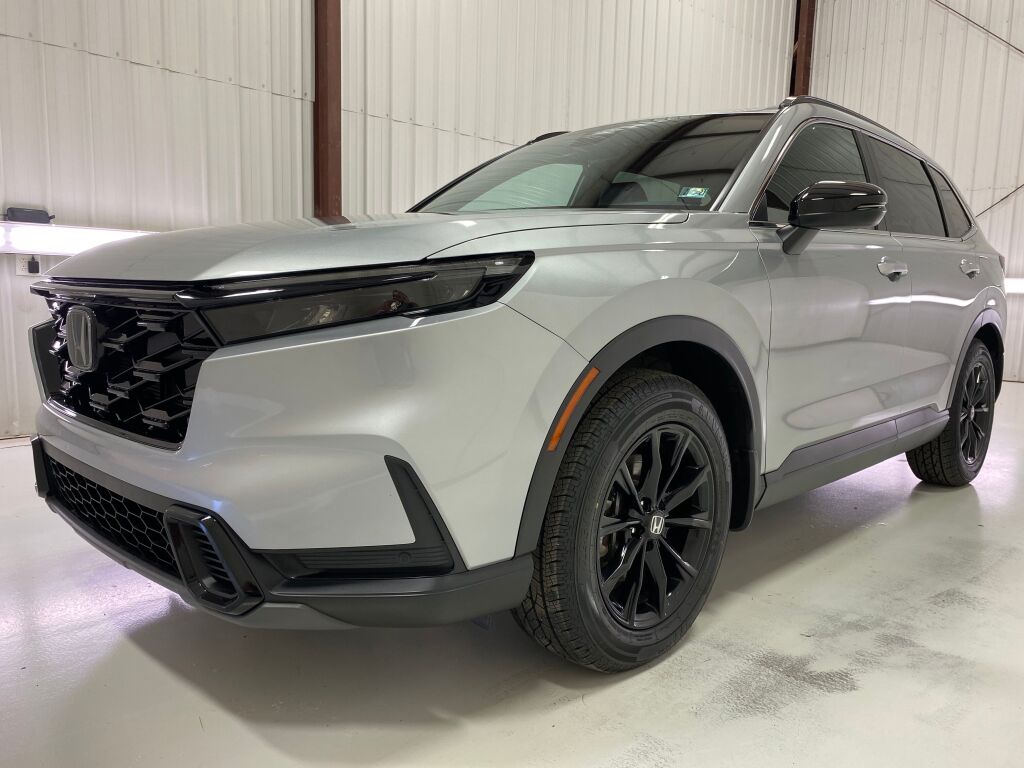 2025 Honda CR-V Hybrid Sport-L Solar Silver Metallic at Honda North