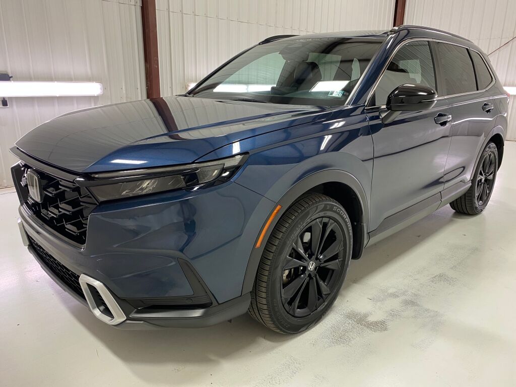 2024 Honda CR-V Hybrid Sport Touring Canyon River Blue Metallic at Honda North