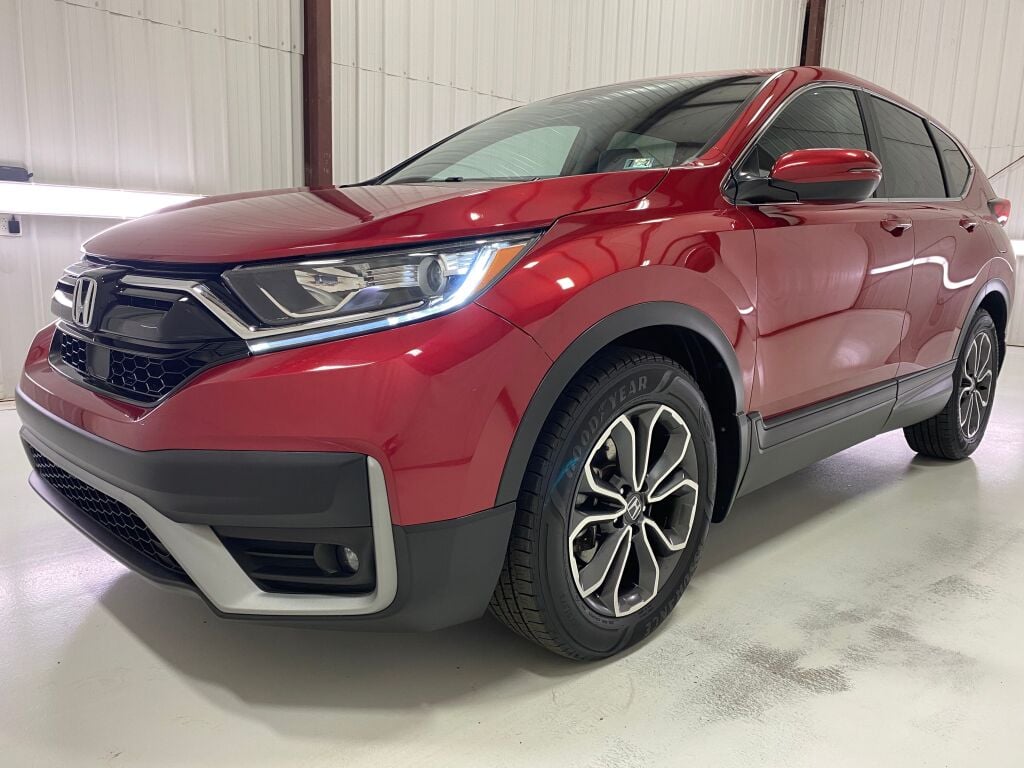 2022 Honda CR-V EX Radiant Red Metallic at Honda North